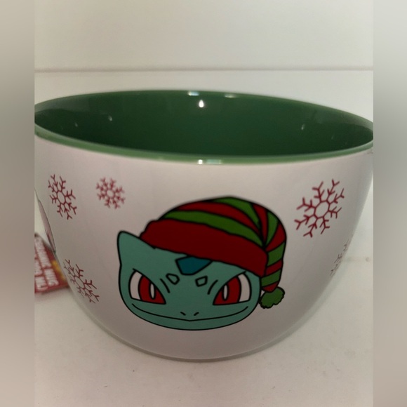 24oz Christmas Pokemon Soup Mug Pikachu Charmander Bulbasaur Squirtle Novelties - Picture 4 of 11